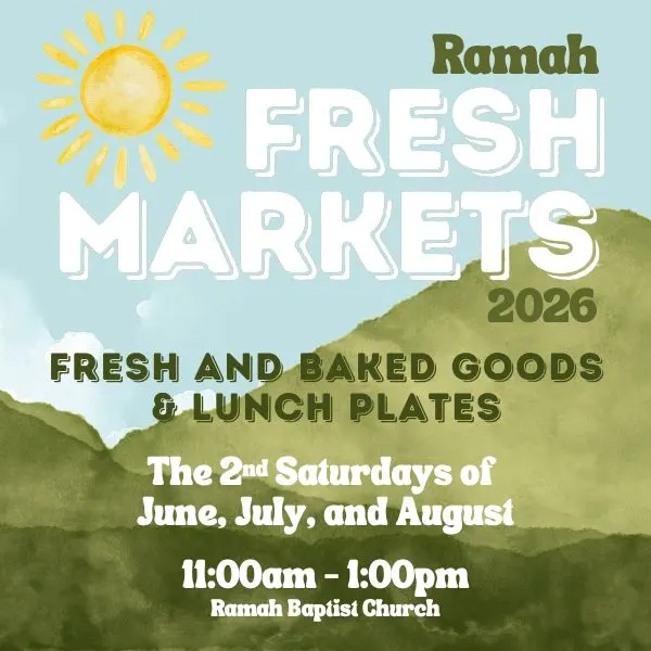Ramah Fresh Markets 2026 poster